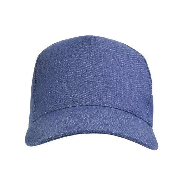 1830213-Sapca-din-bumbac-gros-cu-5-panouri-cu-efect-de-denim-cu-curea-