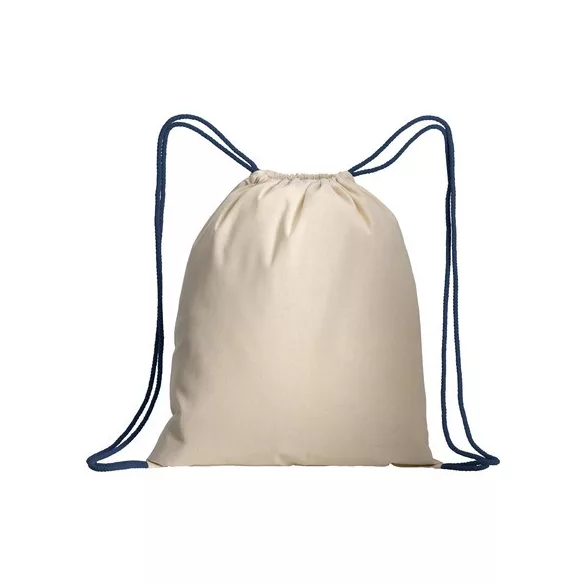 1914005-Rucsac-cu-snur-din-bumbac-natural-36x42-cm-albastru