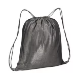 2111702-Rucsac-din-bumbac-metalizat-cu-bretele-negre