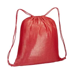 2111703-Rucsac-din-bumbac-metalizat-cu-bretele-rosi