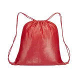 2111703-Rucsac-din-bumbac-metalizat-cu-bretele-rosi