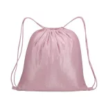 2111712-Rucsac-din-bumbac-metalizat-cu-bretele-roz