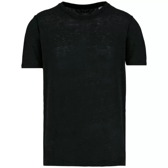 SP320 - Tricou de in pentru barbati - Spasso - [Black]