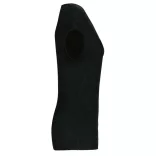 SP321 - Tricou de in cu decolteu in V pentru dama - Spasso - [Black]
