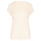 SP321 - Tricou de in cu decolteu in V pentru dama - Spasso - [Ivory]