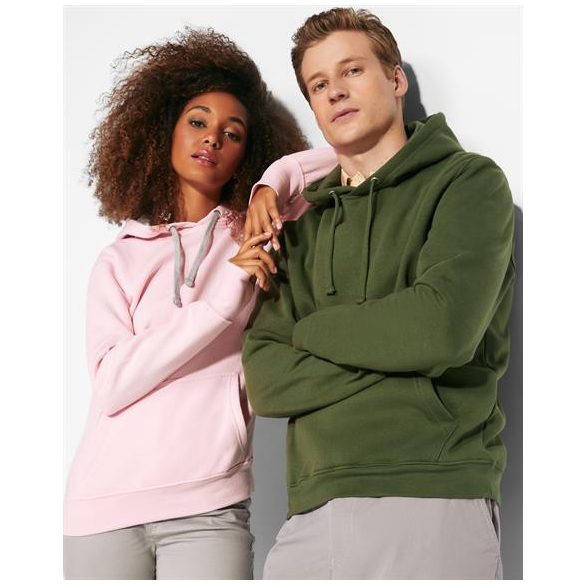 SU1067 - Hanorac cu gluga adulti - URBAN - [Grena/Gri melanj]