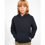 SU1067 - Hanorac cu gluga copii - URBAN - [Albastru royal/Alb]