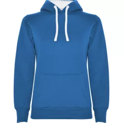   SU1068 - Hanorac cambrat in stil feminin - URBAN WOMAN - [Albastru royal/Alb]
