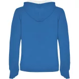 SU1068 - Hanorac cambrat in stil feminin - URBAN WOMAN - [Albastru royal/Alb]