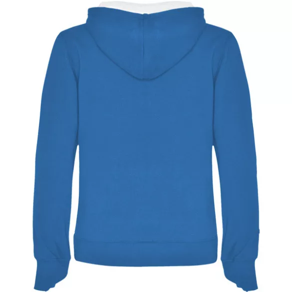 SU1068 - Hanorac cambrat in stil feminin - URBAN WOMAN - [Albastru royal/Alb]