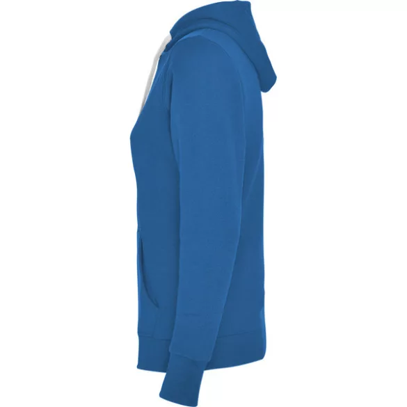 SU1068 - Hanorac cambrat in stil feminin - URBAN WOMAN - [Albastru royal/Alb]