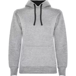   SU1068 - Hanorac cambrat in stil feminin - URBAN WOMAN - [Gri/Negru]