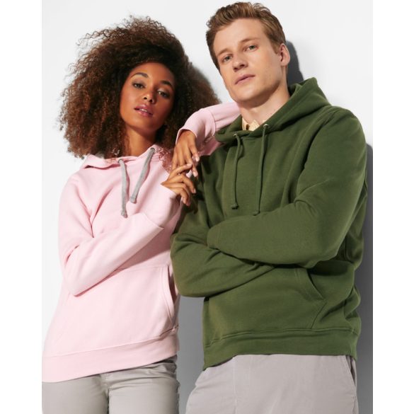 SU1068 - Hanorac cambrat in stil feminin - URBAN WOMAN - [Rosu/Negru]