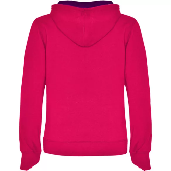 SU1068 - Hanorac cambrat in stil feminin - URBAN WOMAN - [Roz aprins/Mov purpura]