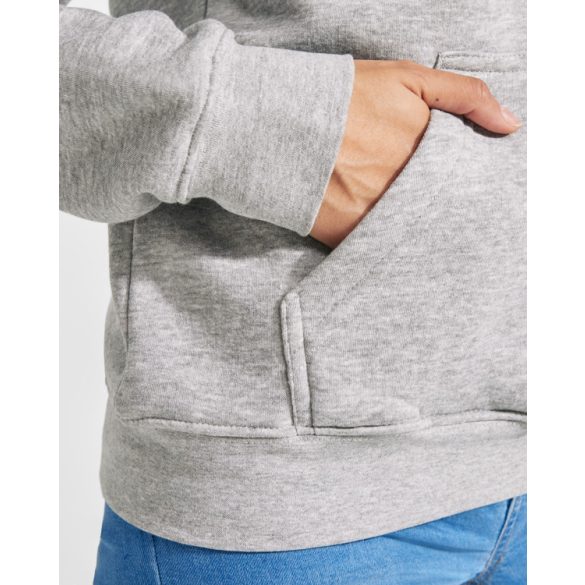 SU1087 - Hanorac cu gluga copii - CAPUCHA - [Gri melanj]