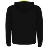 SU1105 - Hanorac cu detalii fluor - FUJI - [Negru/Galben fluorescent]