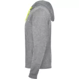 SU1105 - Hanorac cu detalii fluor - FUJI - [Heather grey/Fluor yellow]