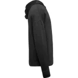 SU1119 - Hanorac unisex cu gluga - MANASLU - [Negru melanj]