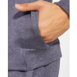 SU1119 - Hanorac unisex cu gluga - MANASLU - [Negru melanj]