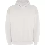 SU6702-132 - Hanorac oversized cu gluga - unisex - OTTO [Alb Vintage]
