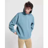 SU6702-132 - Hanorac oversized cu gluga - unisex - OTTO [Alb Vintage]