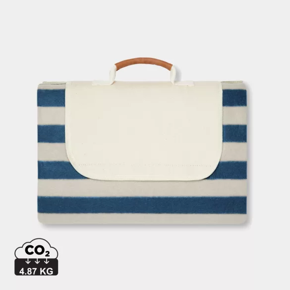 V4590005 - Patura pentru picnic mare GRS RPET - Vingda Alba