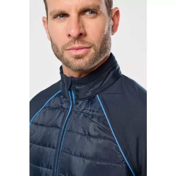 WK6147bl_kg - Jacheta unisex cu captusire dubla - DAYTODAY - [Black/Kelly Green]