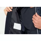 WK6147bl_og - Jacheta unisex cu captusire dubla - DAYTODAY - [Black/Orange]