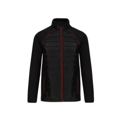  WK6147bl_re - Jacheta unisex cu captusire dubla - DAYTODAY - [Black/Red]