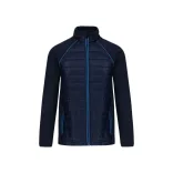 WK6147nv_lrb - Jacheta unisex cu captusire dubla - DAYTODAY - [Navy/Light Royal Blue]