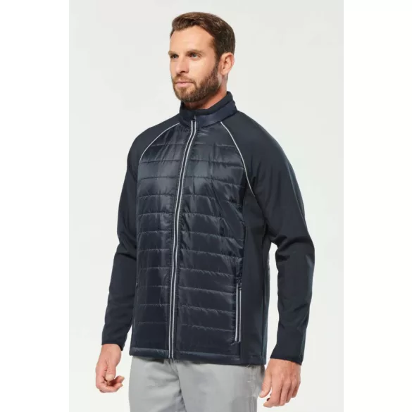 WK6147nv_lrb - Jacheta unisex cu captusire dubla - DAYTODAY - [Navy/Light Royal Blue]