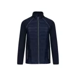 WK6147nv_sv - Jacheta unisex cu captusire dubla - DAYTODAY - [Navy/Silver]