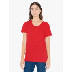 aabb301-Tricou-adult-dama-American-Apparel-Poly-Cotton-Red
