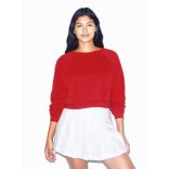 AARSAF3451-Pulover-scurt-de-dama-FLEECE-CROP-Red