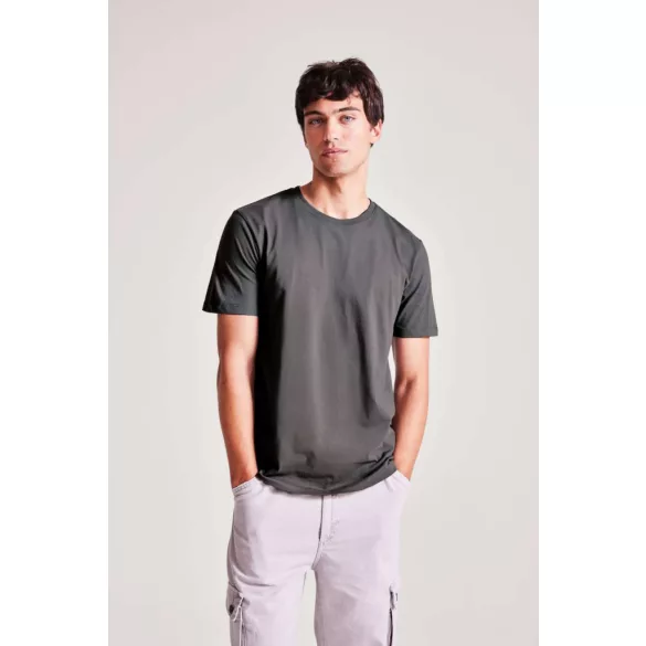 AM012 - Tricou unisex din bumbac organic - ANTHEM - [Black]