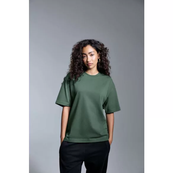 AM018 - Tricou unisex heavyweight din bumbac organic - ANTHEM AMPLIFY - [Black]