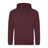 AWJH001 - Hanorac unisex All We Do is COLLEGE [Burgundy Smoke]