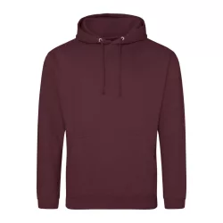   AWJH001 - Hanorac unisex All We Do is COLLEGE [Burgundy Smoke]