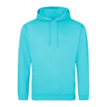 AWJH001 - Hanorac unisex All We Do is COLLEGE [Turquoise Surf]
