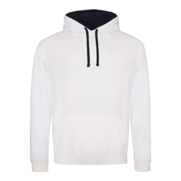 AWJH003 - Hanorac cu gluga - unisex - VARSITY HOODIE [Arctic White/French Navy]
