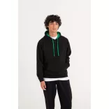AWJH003 - Hanorac cu gluga - unisex - VARSITY HOODIE [Arctic White/French Navy]