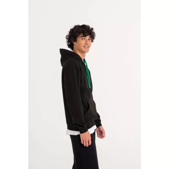 AWJH003 - Hanorac cu gluga - unisex - VARSITY HOODIE [Arctic White/French Navy]
