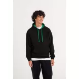 AWJH003 - Hanorac cu gluga - unisex - VARSITY HOODIE [Arctic White/French Navy]