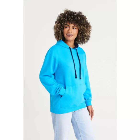 AWJH003 - Hanorac cu gluga - unisex - VARSITY HOODIE [Arctic White/French Navy]