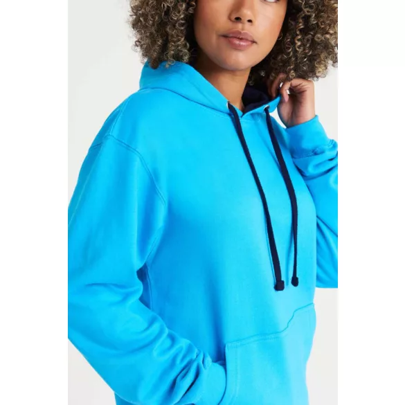 AWJH003 - Hanorac cu gluga - unisex - VARSITY HOODIE [Arctic White/French Navy]