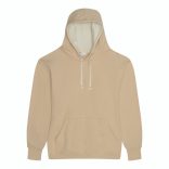 AWJH003-Hanorac-cu-gluga-unisex-VARSITY-HOODIE-Desert-Sand/Vanilla-Mil