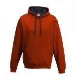 AWJH003-Hanorac-cu-gluga-unisex-VARSITY-HOODIE-Fire-Red/Jet-Black