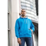 AWJH003-Hanorac-cu-gluga-unisex-VARSITY-HOODIE-Heather-Grey/Jet-Black