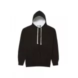 AWJH003-Hanorac-cu-gluga-unisex-VARSITY-HOODIE-Jet-Black/Arctic-White