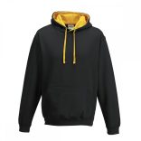 AWJH003-Hanorac-cu-gluga-unisex-VARSITY-HOODIE-Jet-Black/Gold